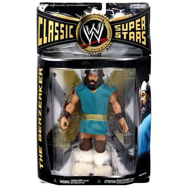WWE Wrestling Classic Superstars Series 23 Berzerker Action Figure [Damaged Package]
