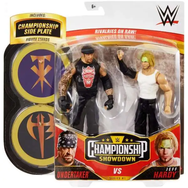 WWE Wrestling Championship Showdown Undertaker vs. Jeff Hardy Action Figure 2-Pack