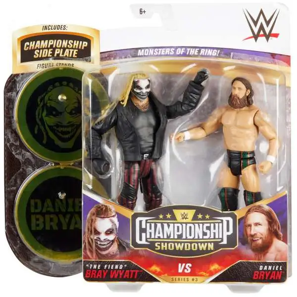 WWE Wrestling Championship Showdown Series 3 "The Fiend" Bray Wyatt vs. Daniel Bryan Action Figure 2-Pack
