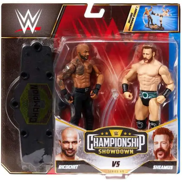 WWE Wrestling Championship Showdown Series 9 Sheamus vs Ricochet Action Figure 2-Pack
