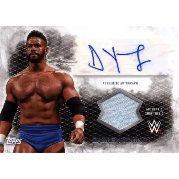 WWE Wrestling Topps 2015 Undisputed Darren Young Autograph & Relic Card UAR-DY