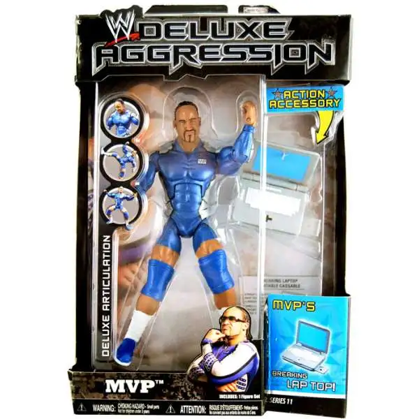 WWE Wrestling Deluxe Aggression Series 11 MVP Action Figure