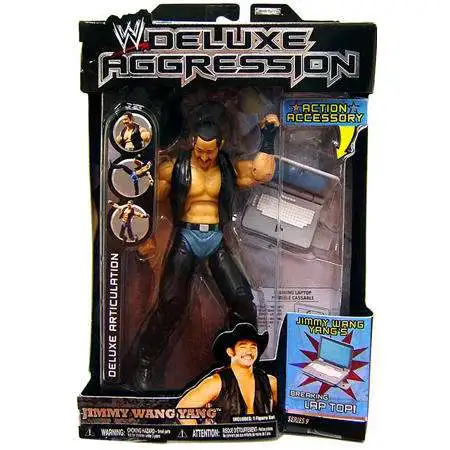 WWE Wrestling Deluxe Aggression Series 9 Jimmy Wang Yang Action