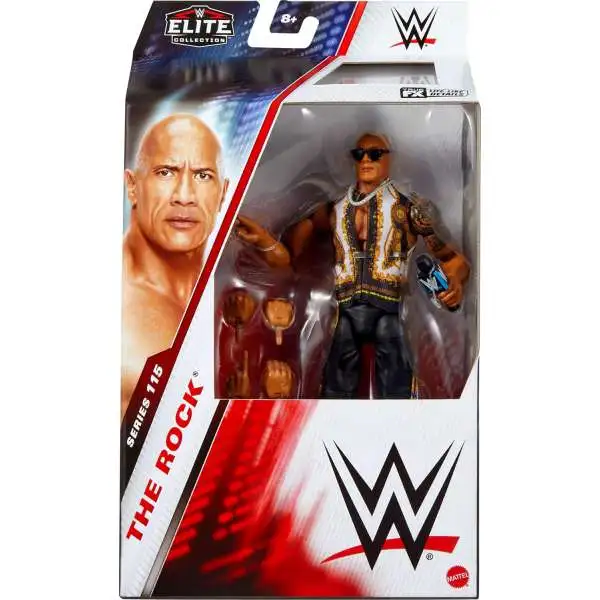 WWE Wrestling Elite Collection Series 115 The Rock Action Figure