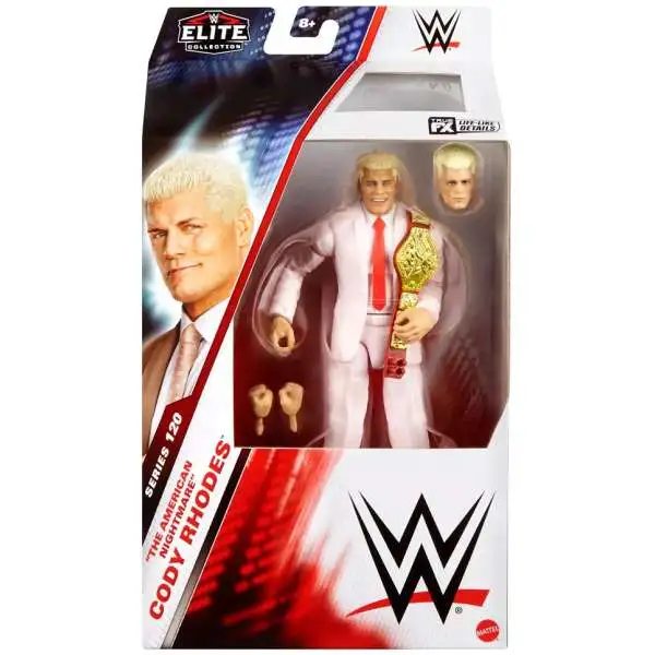 WWE Wrestling Elite Collection Series 120 Cody Rhodes Action Figure [White Suit, Chase Version]