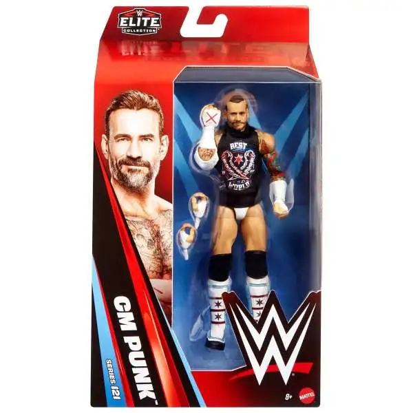 WWE Wrestling Elite Collection Series 121 CM Punk Action Figure