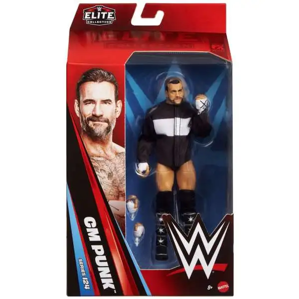 WWE Wrestling Elite Collection Series 124 CM Punk Action Figure (Pre-Order ships April)