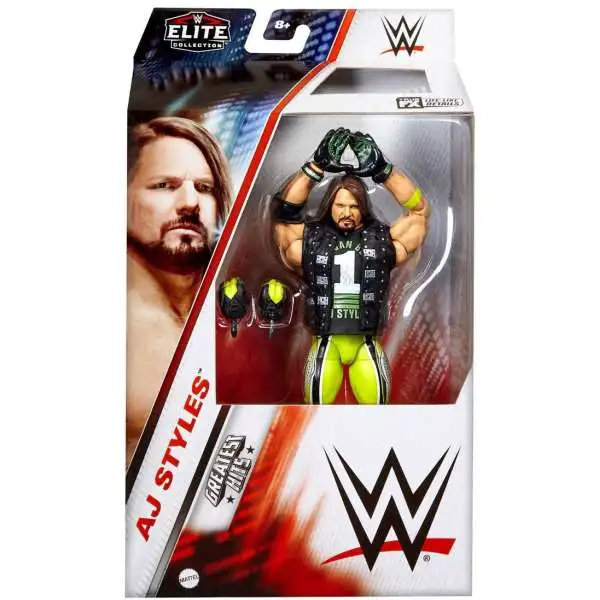 WWE Wrestling Elite Collection Greatest Hits 2024 AJ Styles Action