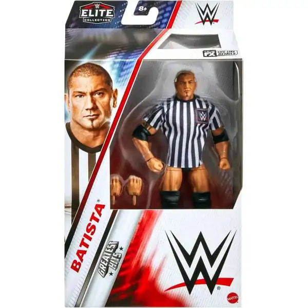 WWE Wrestling Elite Collection Greatest Hits 2025 Batista Action Figure [Referee]