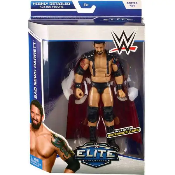 WWE Wrestling Elite Collection Series 34 Bad News Barrett Action Figure [Entrance Cape]