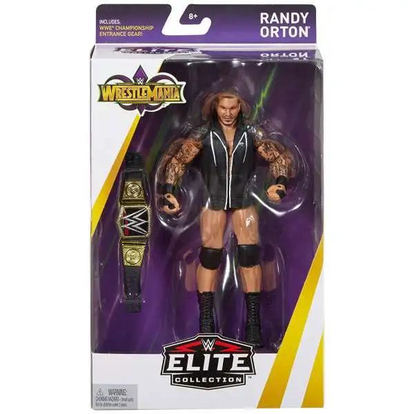 WWE Wrestling Elite Collection WrestleMania 34 Randy Orton Action Figure [WWE Championship Belt & Entrance Gear]