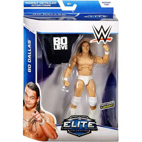 WWE Wrestling Elite Collection Series 36 Bo Dallas Action Figure [T-Shirt, Damaged Package]