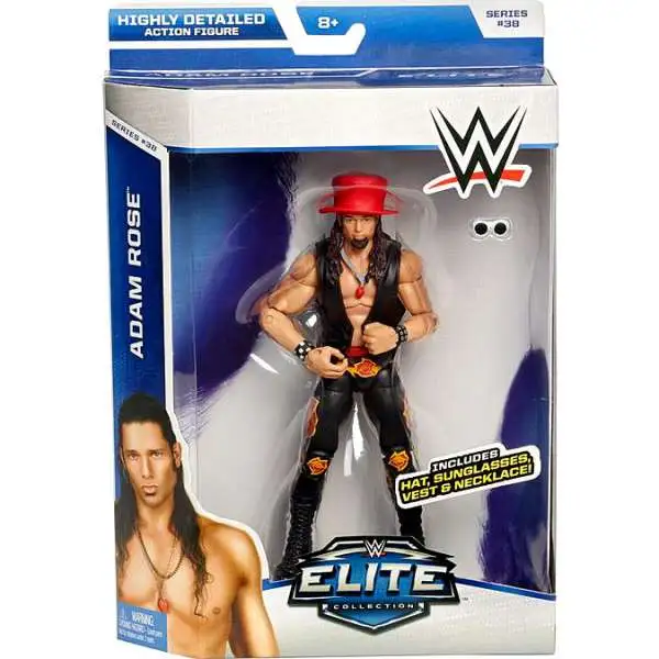 WWE Wrestling Elite Collection Series 38 Adam Rose Action Figure [Hat, Sunglasses, Vest & Necklace]
