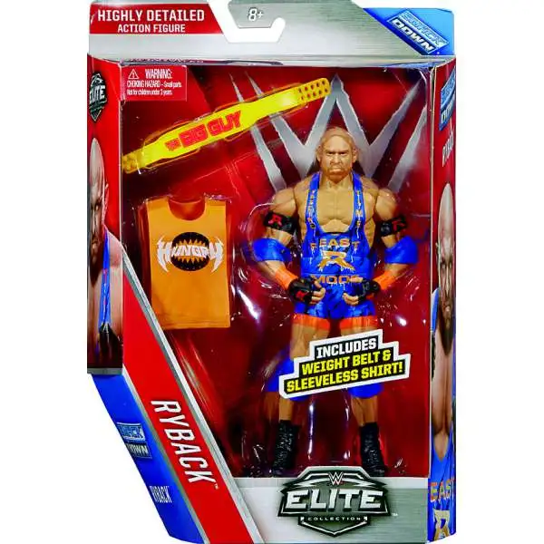 WWE Wrestling Elite Collection Series 41 Ryback Action Figure [Weight Belt & Sleeveless Shirt, Damaged Package]