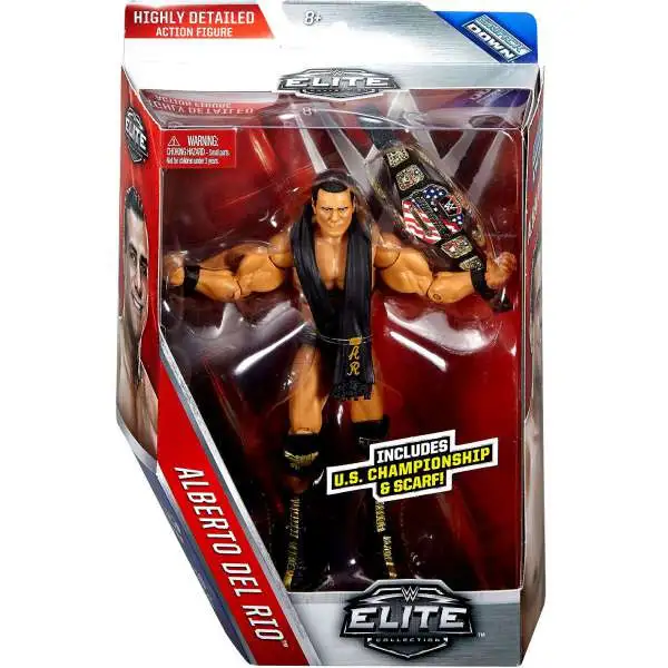 WWE Wrestling Elite Collection Series 43 Alberto Del Rio Action Figure [US Championship & Scarf]