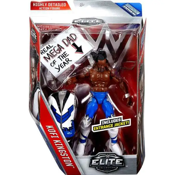 WWE Wrestling Elite Collection Series 43 Kofi Kingston (New Day) Action Figure [Entrance Jacket]