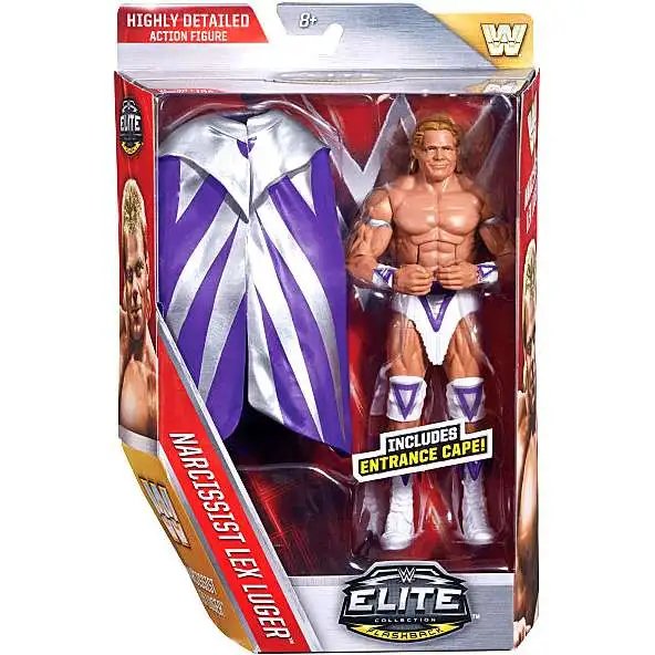 WWE Wrestling Elite Collection Series 45 Lex Luger Action Figure [Entrance Cape, Damaged Package]