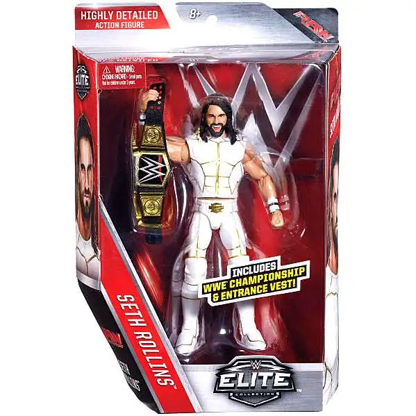 WWE Wrestling Elite Collection Series 45 Seth Rollins Action Figure [WWE Championship & Entrance Vest, Damaged Package]