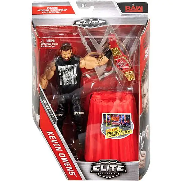 WWE Wrestling Elite Collection Series 47 Kevin Owens Action Figure [Universal Championship & Title Pedestal]