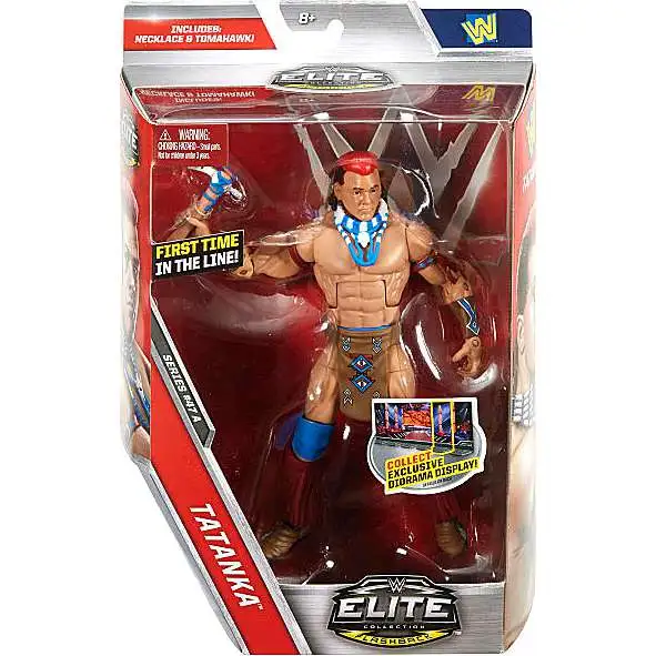 WWE Wrestling Elite Collection Series 47 Tatanka Action Figure [Necklace & Tomahawk]