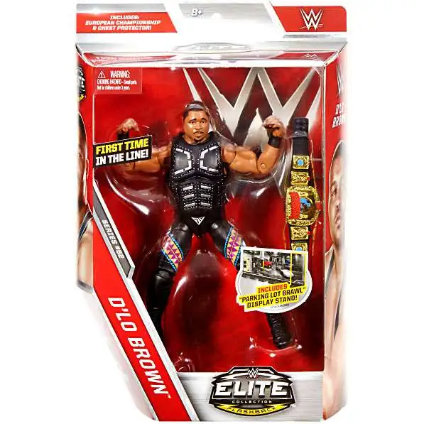 WWE Wrestling Elite Collection Series 52 D-Lo Brown Action Figure [European Championship Belt & Chest Protector]