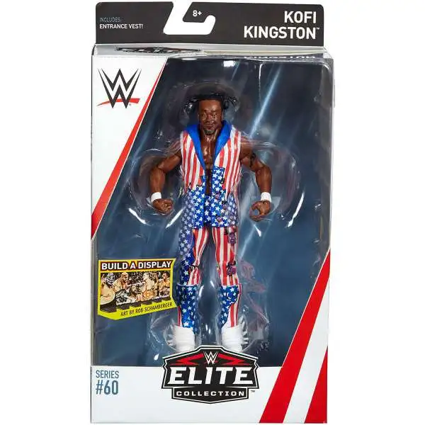 WWE Wrestling Elite Collection Series 60 Kofi Kingston Action Figure [Entrance Vest]