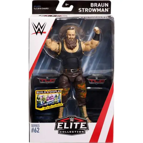 WWE Wrestling Elite Collection Series 62 Braun Strowman Action Figure [TLC 2018 Chairs]