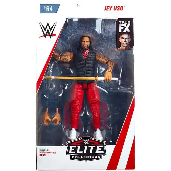 WWE Wrestling Elite Collection Series 64 Jey Uso Action Figure [Interchangeable Hands]