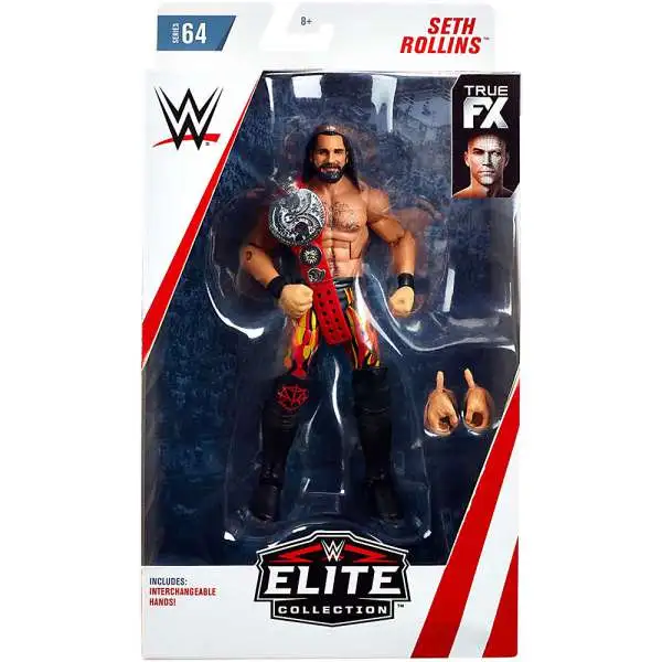 WWE Wrestling Elite Collection Series 64 Seth Rollins Action Figure [Interchangeable Hands]