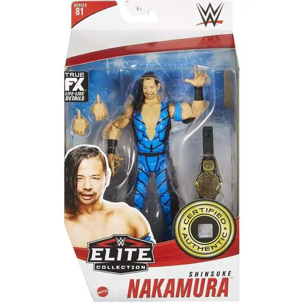 WWE Wrestling Elite Collection Series 81 Shinsuke Nakamura Action Figure [Blue Gear, Regular Version]