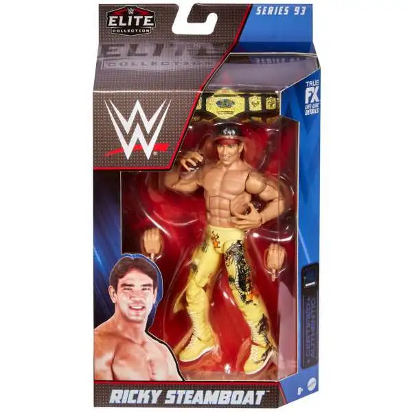 WWE Wrestling Elite Collection Series 93 Ricky "The Dragon" Steamboat Action Figure [Chase Yellow Gear]