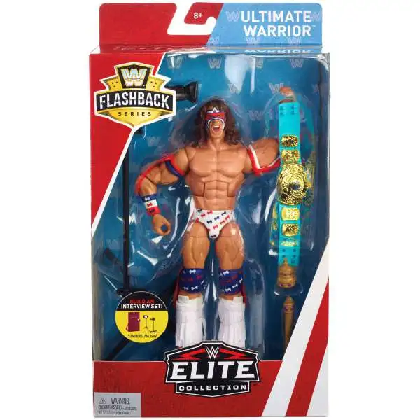 WWE Wrestling Elite Collection Flashback Ultimate Warrior Exclusive Action Figure