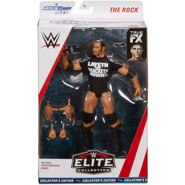 WWE Wrestling Elite Collection Smackdown Live The Rock Exclusive Action Figure [Layeth the Smacketh Down!]
