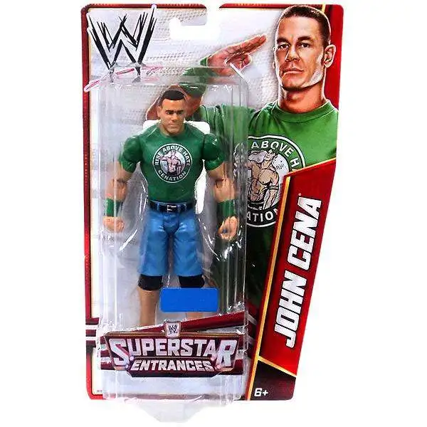 WWE Wrestling Superstar Entrances John Cena Exclusive Action Figure [Green Shirt]