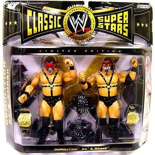 WWE Wrestling Classic Superstars Series 5 Demolition Ax & Smash Exclusive Action Figure 2-Pack
