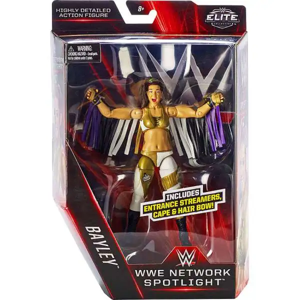 WWE Wrestling Elite Network Spotlight Bayley Exclusive Action Figure [Entrance Streamers, Cape & Hair Bow]