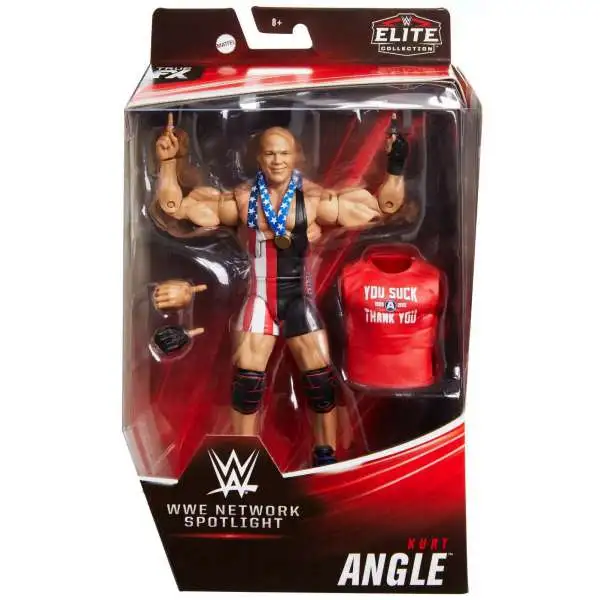 WWE Wrestling Elite Network Spotlight Kurt Angle Exclusive Action Figure