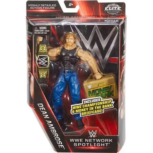 WWE Wrestling Elite Network Spotlight Dean Ambrose Exclusive Action Figure [WWE Championship & Money in the Bank]