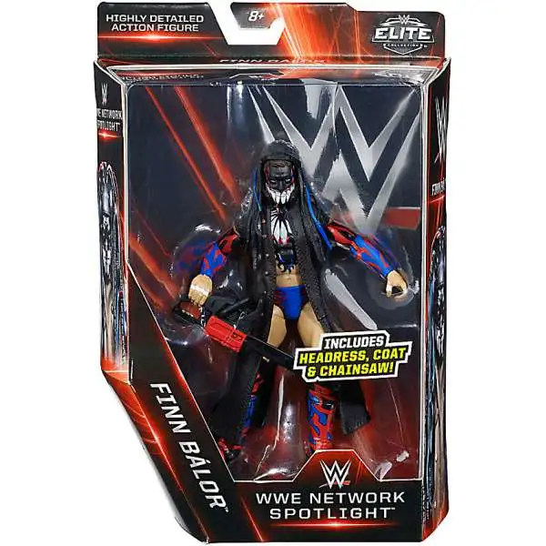 WWE Wrestling Elite Network Spotlight Finn Balor Exclusive Action Figure [Headress, Coat & Chainsaw]