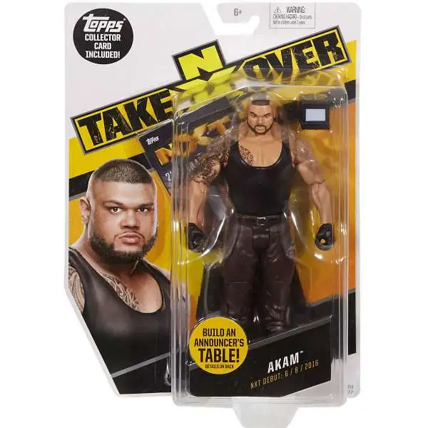 WWE Wrestling NXT Takeover Akam Exclusive Action Figure