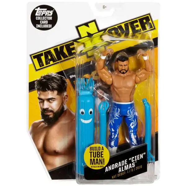 WWE Wrestling NXT Takeover Andrade "Cien" Almas Exclusive Action Figure [Build A Tube Man!]
