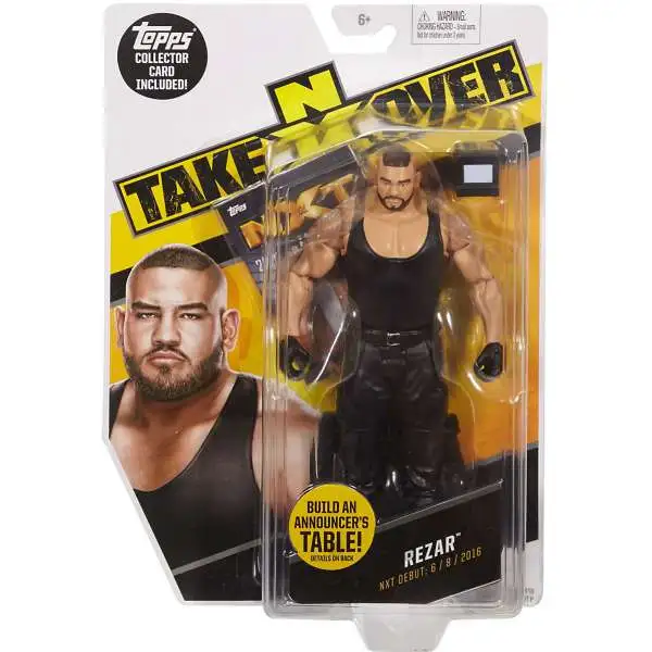 WWE Wrestling NXT Takeover Rezar Exclusive Action Figure