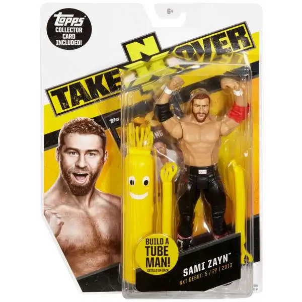 WWE Wrestling NXT Takeover Sami Zayn Exclusive Action Figure [Build A Tube Man!]