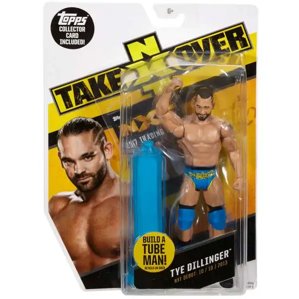 WWE NXT TAKEOVER ANDRADE CIEN ALMAS FIGURE BUILD A TUBE MAN TOPPS CARD 