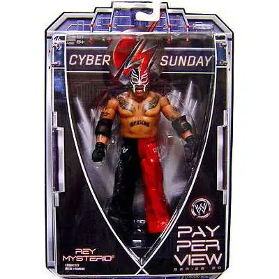WWE Wrestling Pay Per View Series 20 Cyber Sunday Rey Mysterio Action Figure