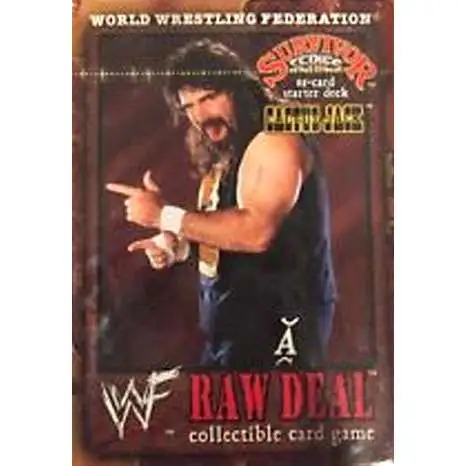 WWE Wrestling Raw Deal Survivor Series Cactus Jack Starter Deck
