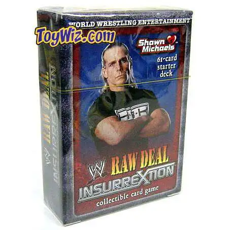 WWE Wrestling Raw Deal Trading Card Game InsurreXtion Shawn Michaels Starter Deck