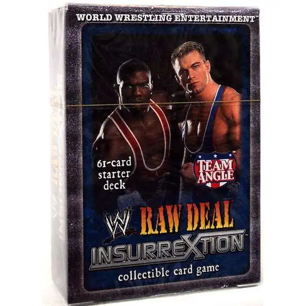 WWE Wrestling Raw Deal Trading Card Game InsurreXtion Team Angle Starter Deck