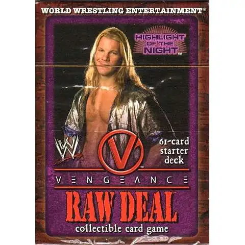 WWE Wrestling Raw Deal Trading Card Game Vengeance Highlight of the Night Starter Deck