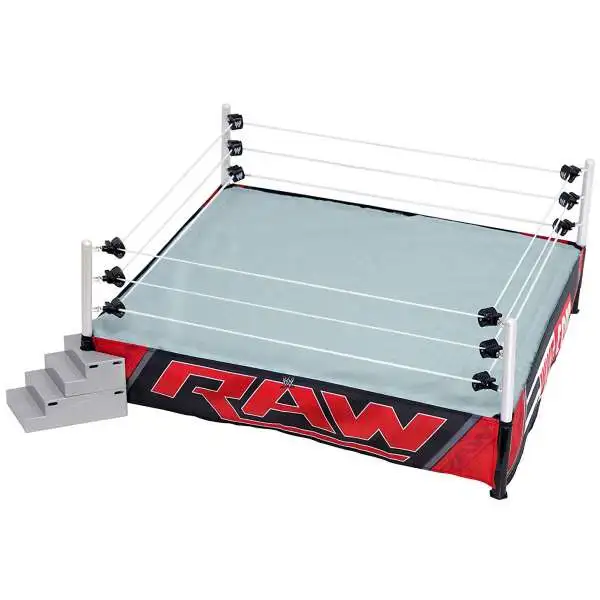 WWE Wrestling Authentic Scale Ring Action Figure Playset [Raw Edition]
